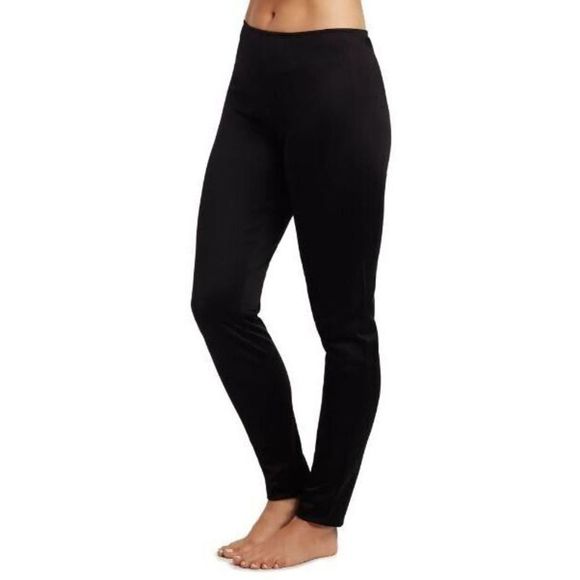 Cuddl Duds Woman's Sz XL Black Climatesmart Wicking Comfort Layering Leggings - Picture 1 of 7